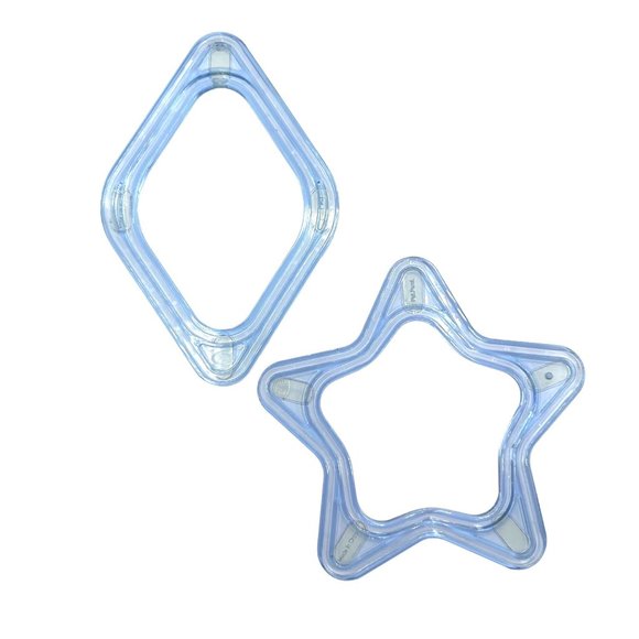 Creative Memories Diamond Scallop Circle Star Blue Custom Cutting System Retired - Picture 7 of 9